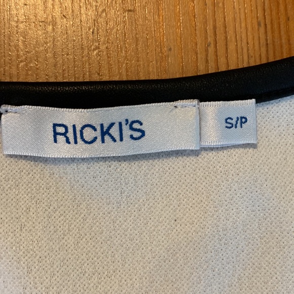 Ricki’s Size S white with black accent’s sleeveless top. - Picture 3 of 7